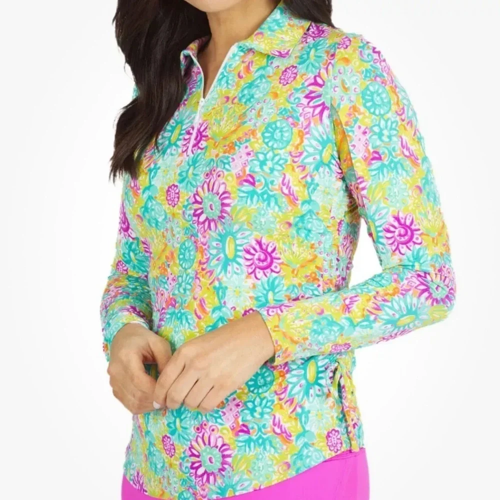 Ibkul Long Sleeve Golf Shirt - Picture 2 of 4